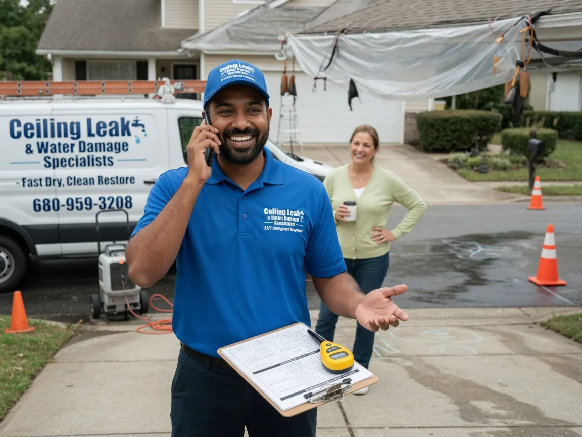 Ceiling Leak Cleanup Clayton, WI FAQs